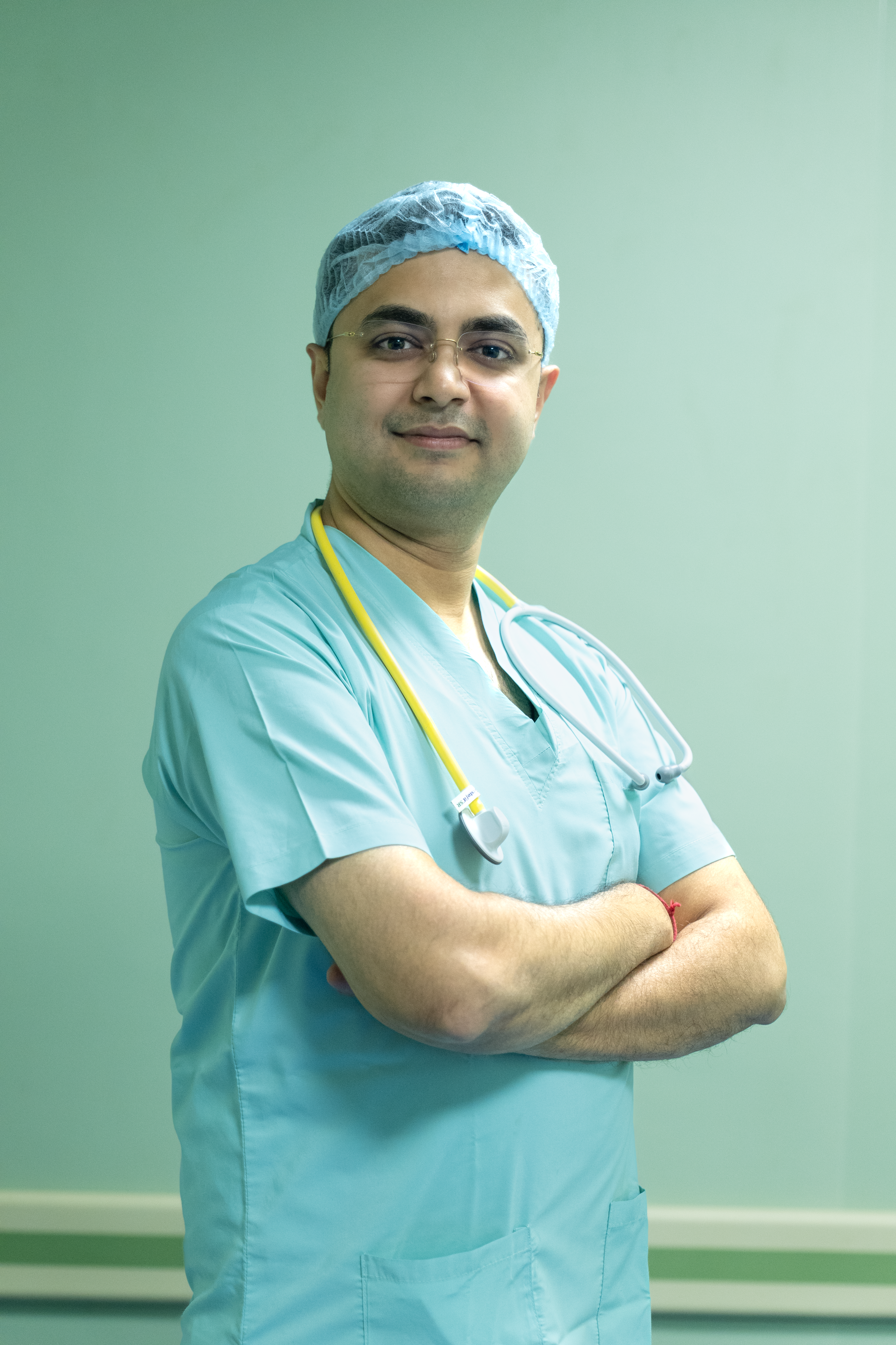 Doctor with patient